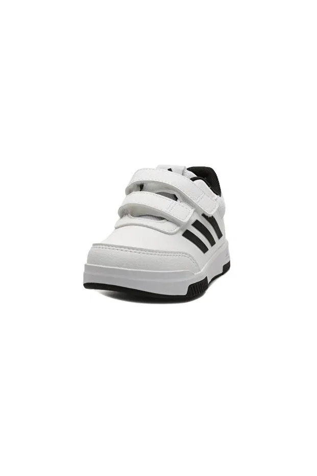 Детские кроссовки для девочек с текстурным верхом Adidas, White Black — фото 2
