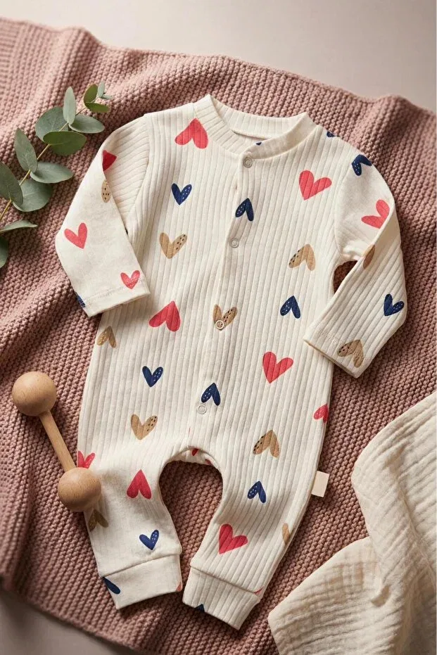Детский комбинезон для новорожденных с принтом Zıbzıb Baby, Pink