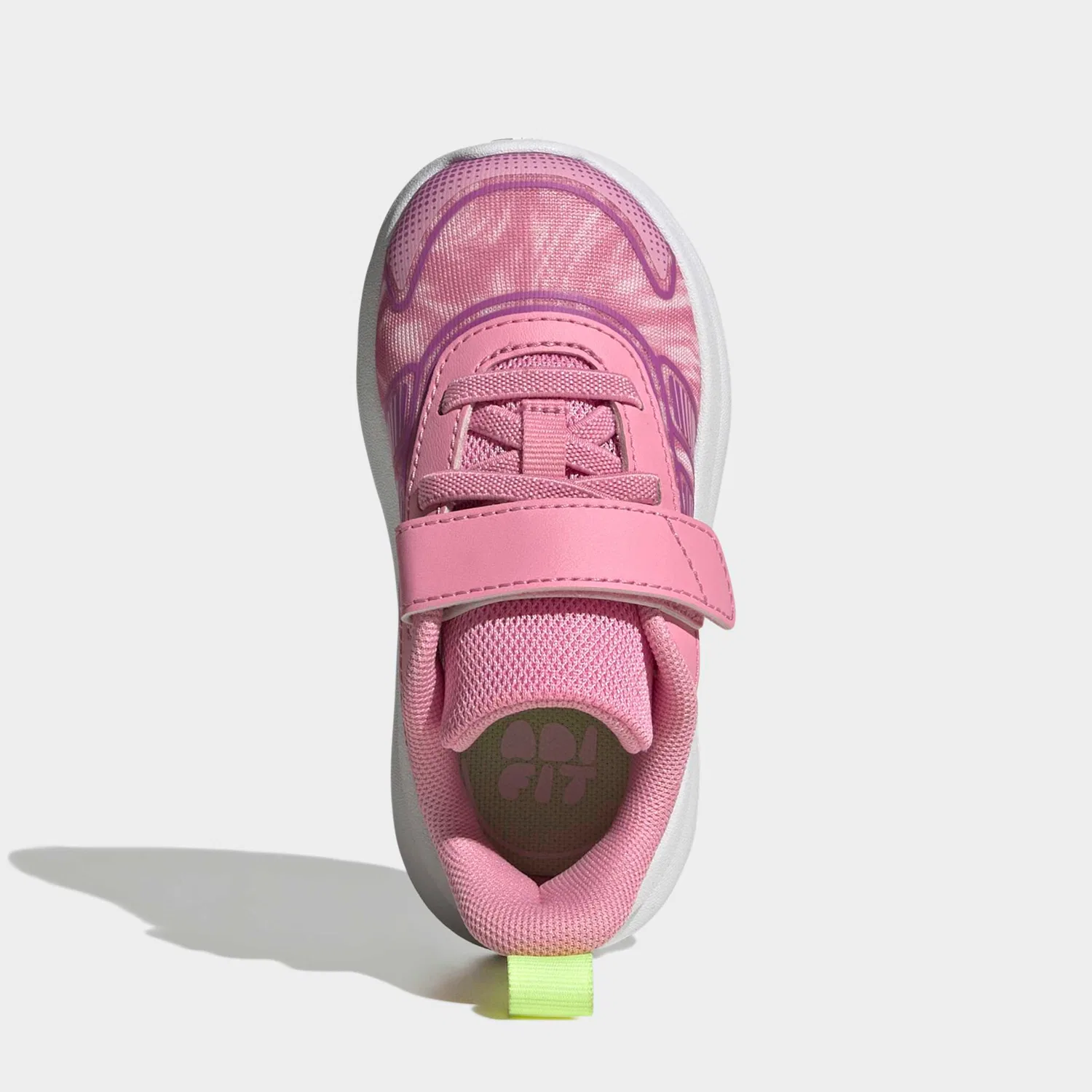 Детские кроссовки с графическим принтом Adidas Sportswear, St Tropic Bloom/Purple Burst/Hi-Res Yellow — фото 4