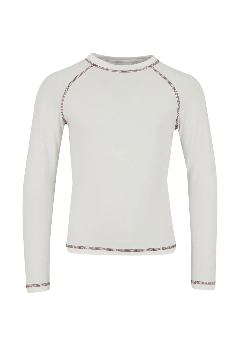 Контрастная футболка с длинными рукавами Urban Classics, Offwhite