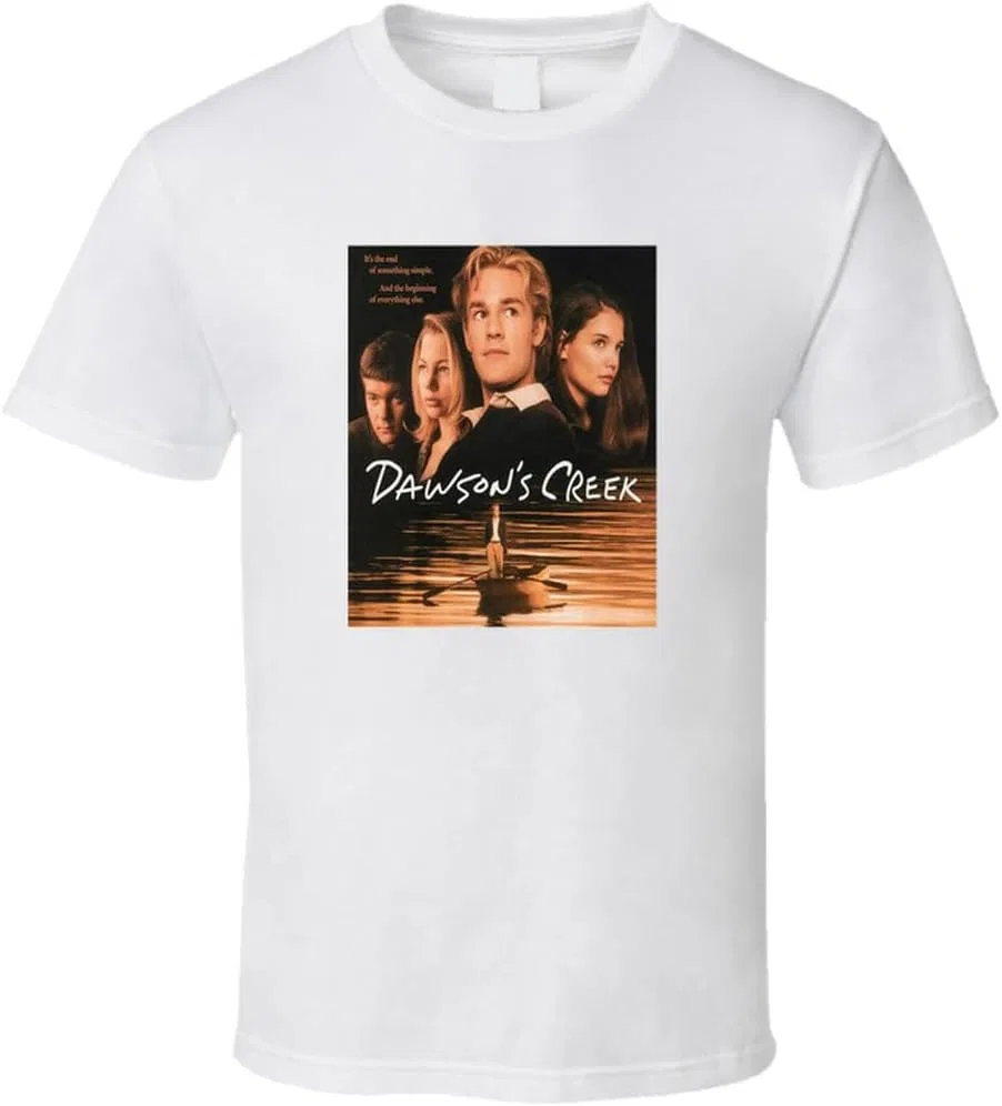 Мужская футболка с принтом James Van Der Beek Dawson Creek, чёрный — фото 2