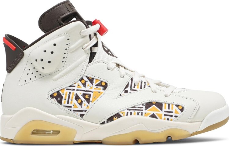 

Кроссовки Air Jordan 6 Retro Quai 54 - Sail Gum, кремовый, Бежевый, Кроссовки Air Jordan 6 Retro Quai 54 - Sail Gum, кремовый