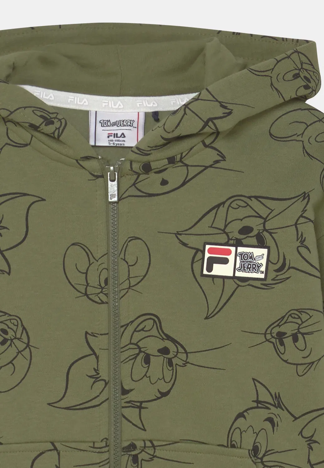Толстовка унисекс Tulsa на молнии Fila, Loden Green — фото 3
