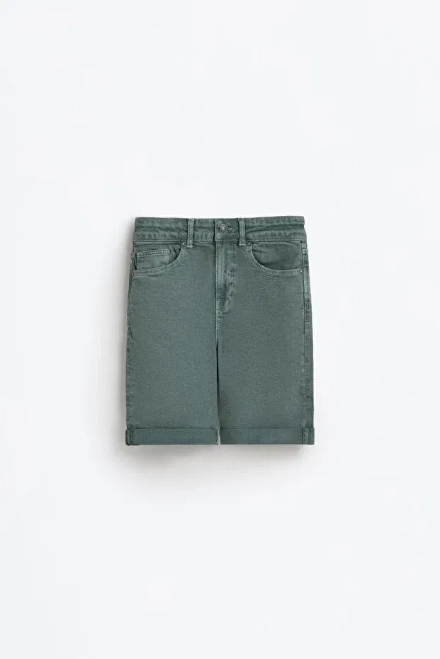 Детские шорты для мальчиков джинсовые Lefties, Cyan Green