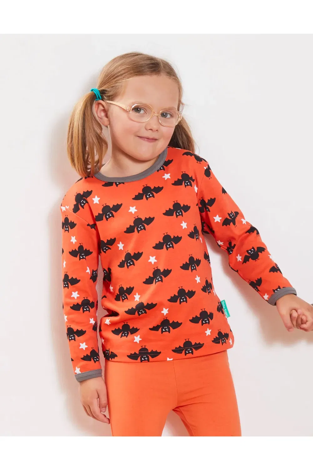 Детская футболка с принтом Bat Toby Tiger, Orange