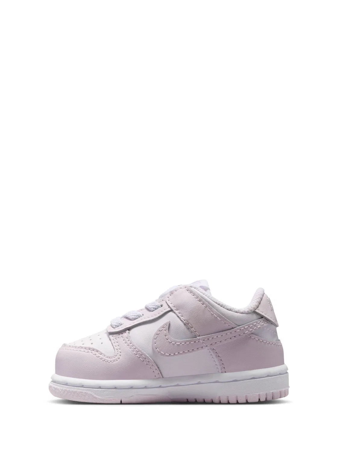 Кроссовки Nike Dunk Low, розово-белые — фото 4