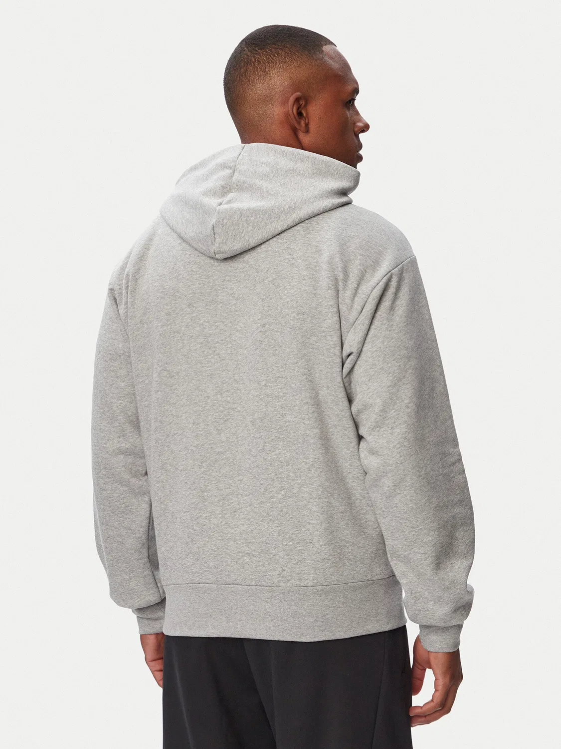 Мужская толстовка стандартного кроя Essentials Feelcozy Adidas, светло-серый — фото 3