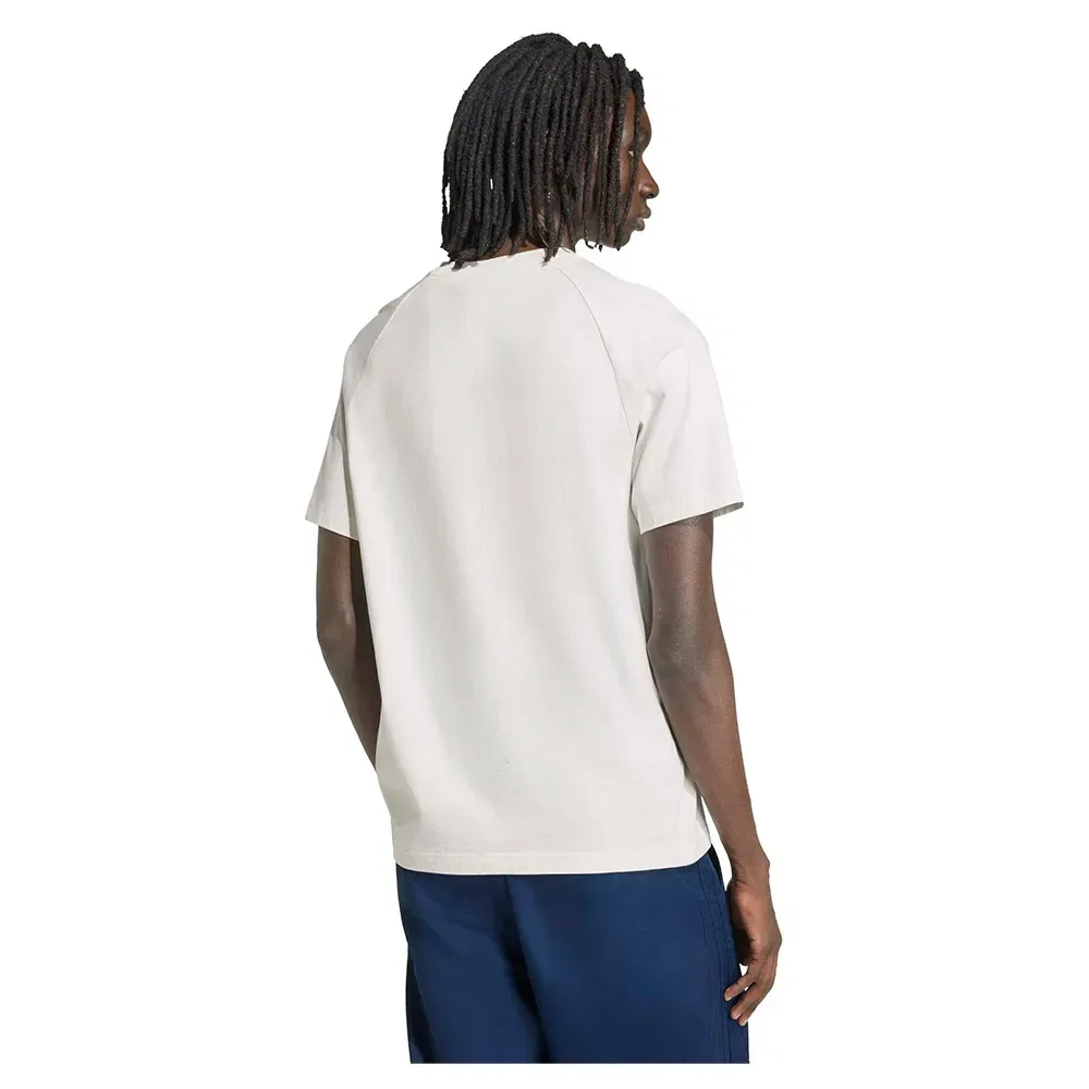 Мужская футболка с принтом Chest Stripes Adidas Originals, White — фото 2