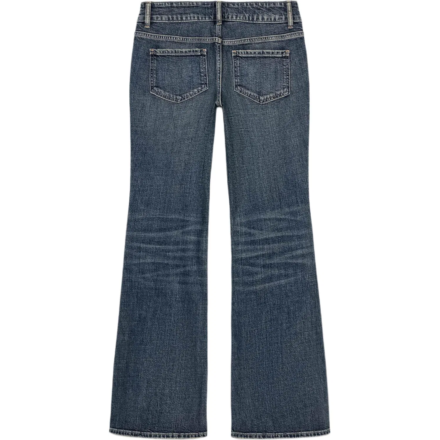 Женские джинсы с расклешенным кроем Dark Blue ZARA, Dark Blue — фото 3
