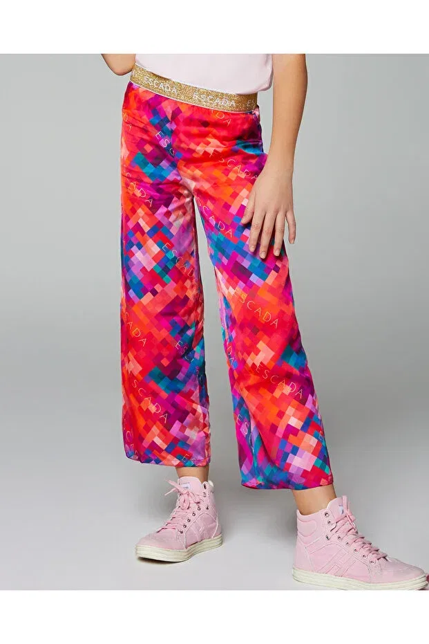 Детские брюки с принтом Escada, Red