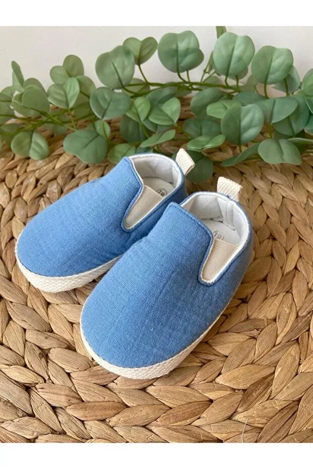 Детские пинетки для мальчиков хлопковые Butik, Blue — фото 2