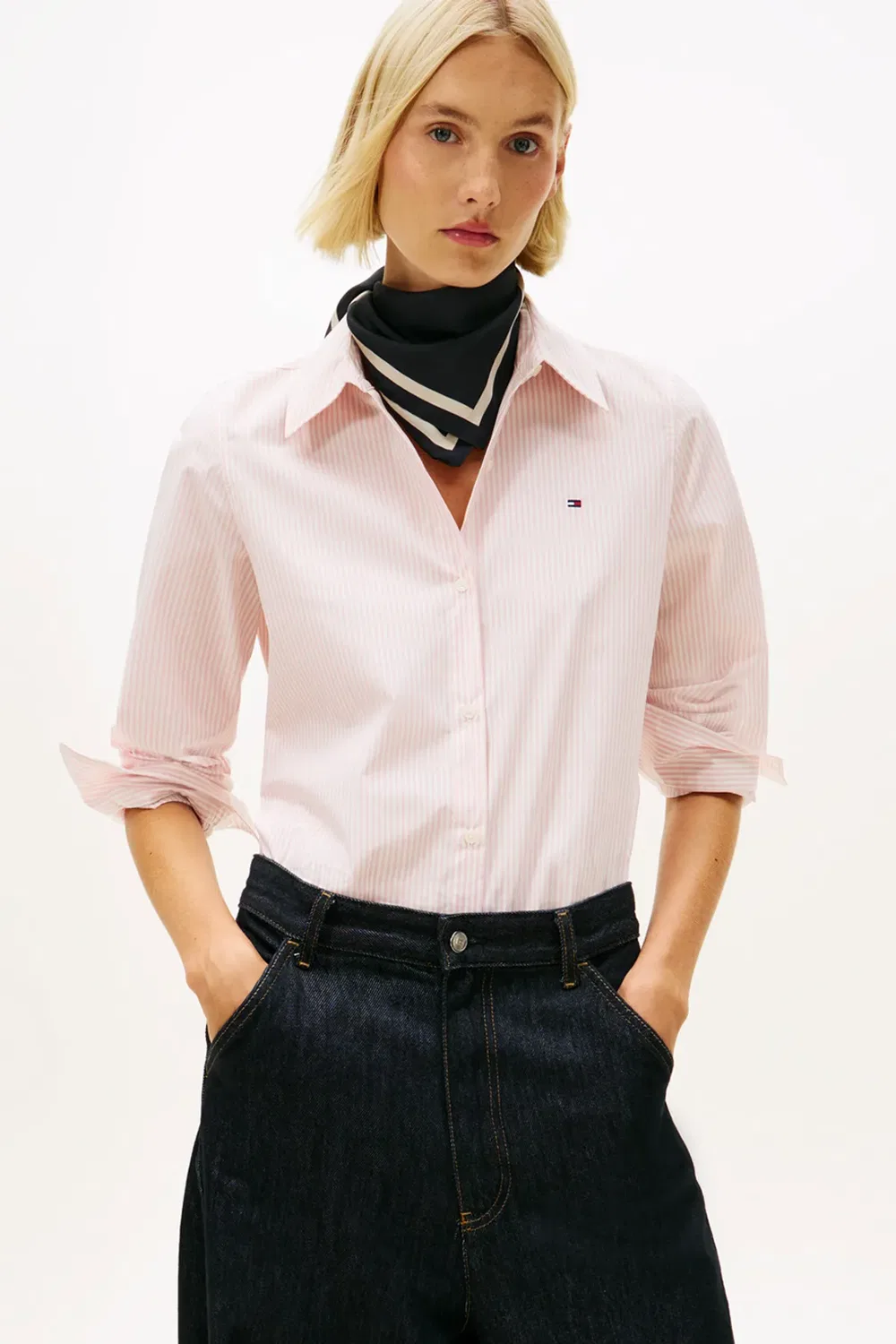 Женская рубашка из поплина Tommy Hilfiger, Pink
