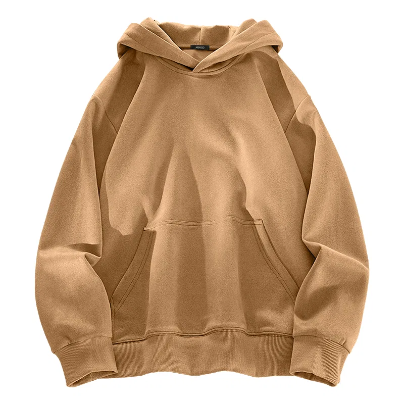 Детское худи средней плотности MINISO, Heavyweight Suede Khaki