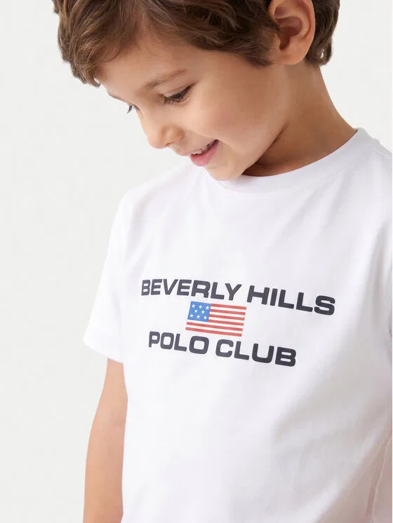 Футболка regular fit Beverly Hills Polo Club, белый — фото 3