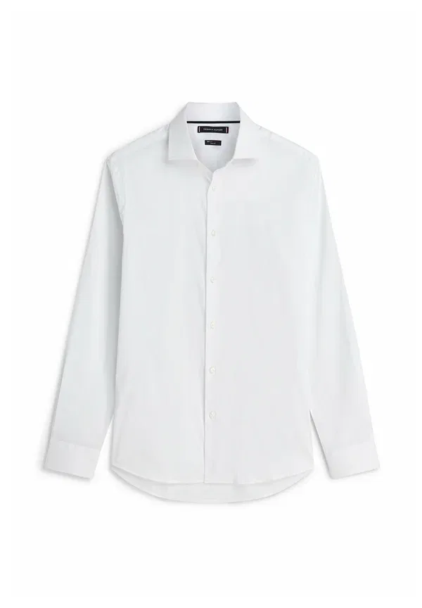 Рубашка хлопковая Shirt Tommy Hilfiger white, белый — фото 2