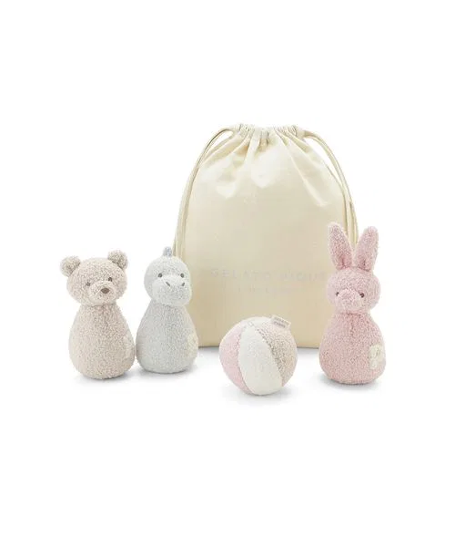 Детский набор для боулинга с плюшевыми животными Powder Animal Bowling Toy, gelato pique, Мульти