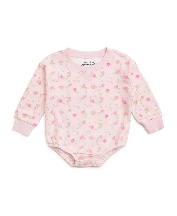 Детский комбинезон для девочек с длинным рукавом Sweet Wink, Light Pink