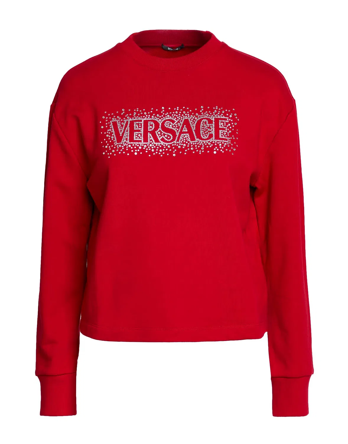 Женский свитшот из французского терье Versace, красный