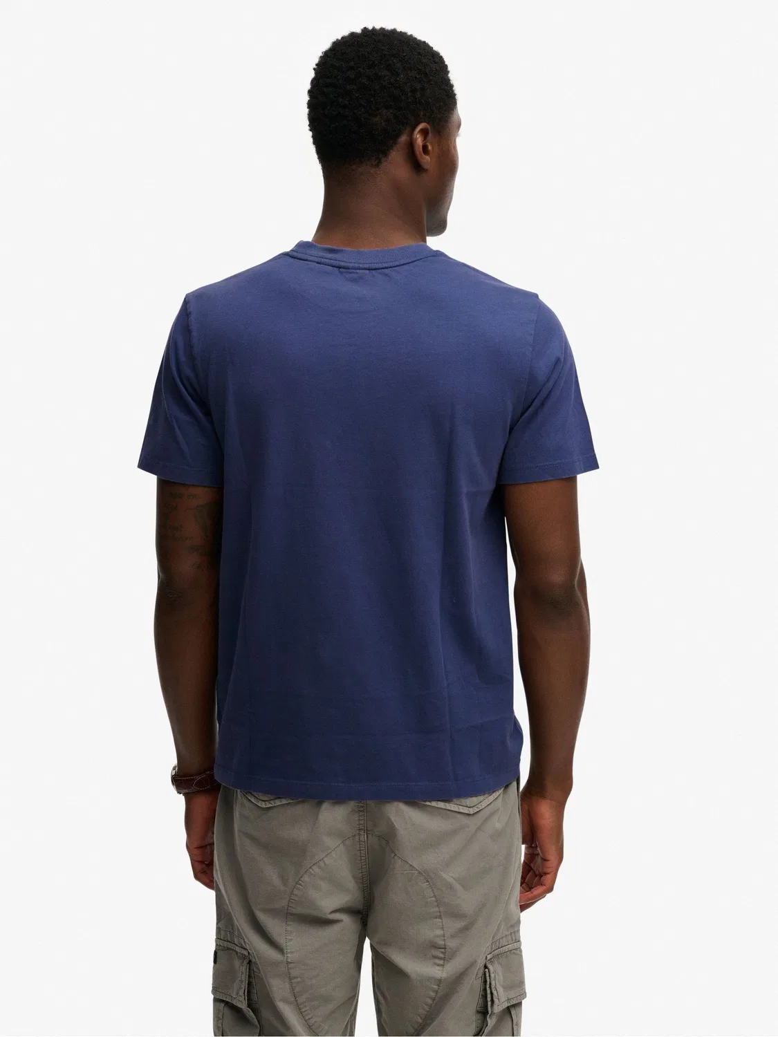 Футболка Relaxed Fit, модель Company Superdry, синий — фото 3