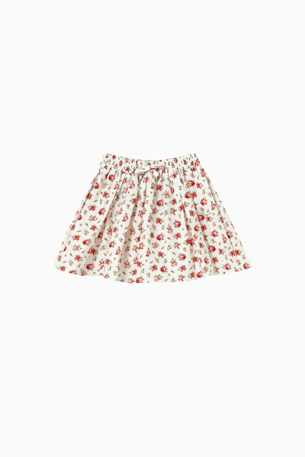Юбка с принтом цветочным из хлопка Dolce & Gabbana