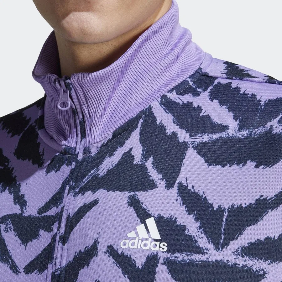 Куртка спортивная мужская с боковыми карманами Sportswear Tiro Suit-Up Track Top adidas, Фиолетовый — фото 4