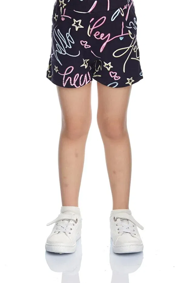 Детские шорты для девочек с принтом Hey Dude Girl Lovetti, Patterned — фото 2