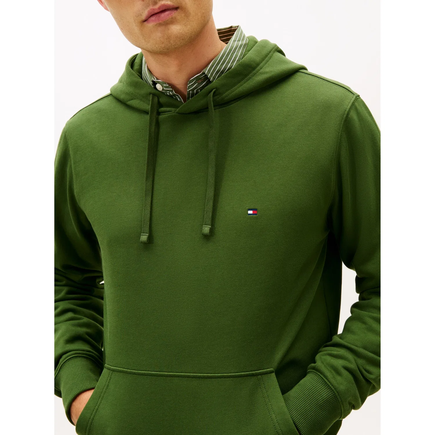 Мужской худи с капюшоном на кулиске Tommy Hilfiger, Mountain Pine — фото 2