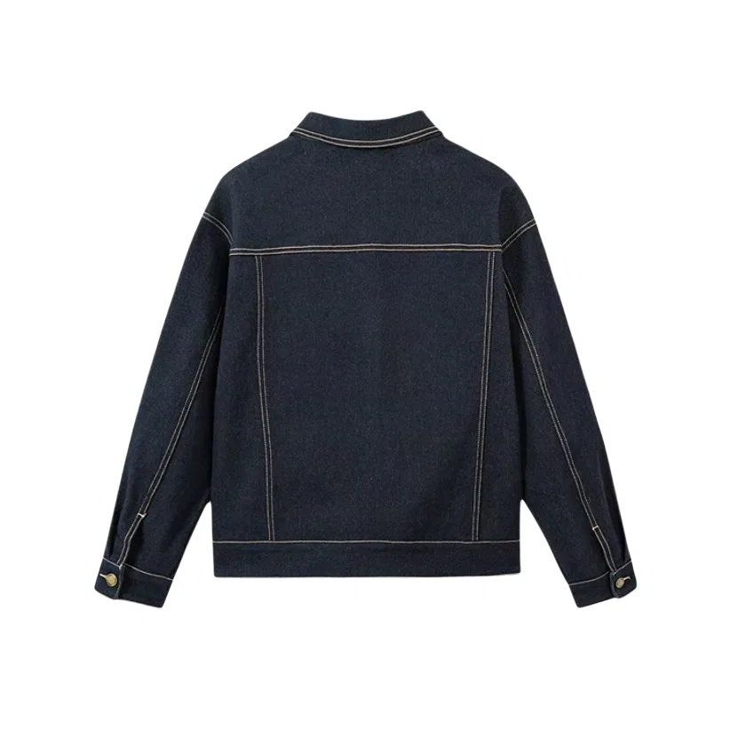 Детская футболка с лацканами Denim Dark Blue 88301 PUMA, Denim Dark Blue — фото 3