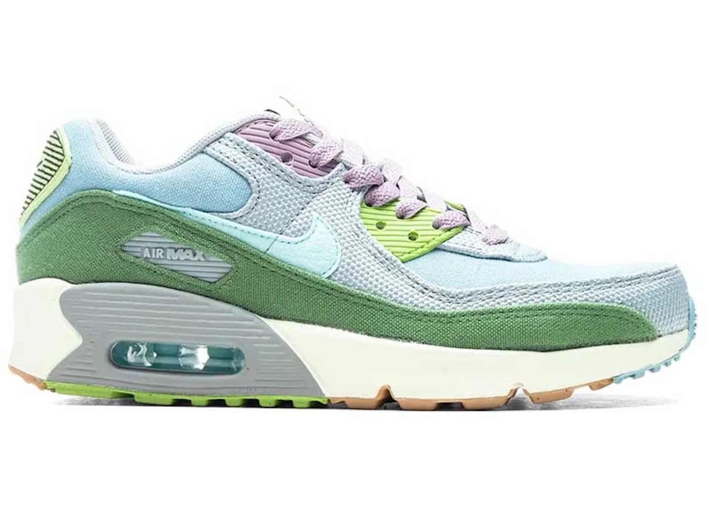 Детские кроссовки Lifestyle Nike Air Max 90 SE, Worn Blue/Wolf Grey/Treeline/Copa