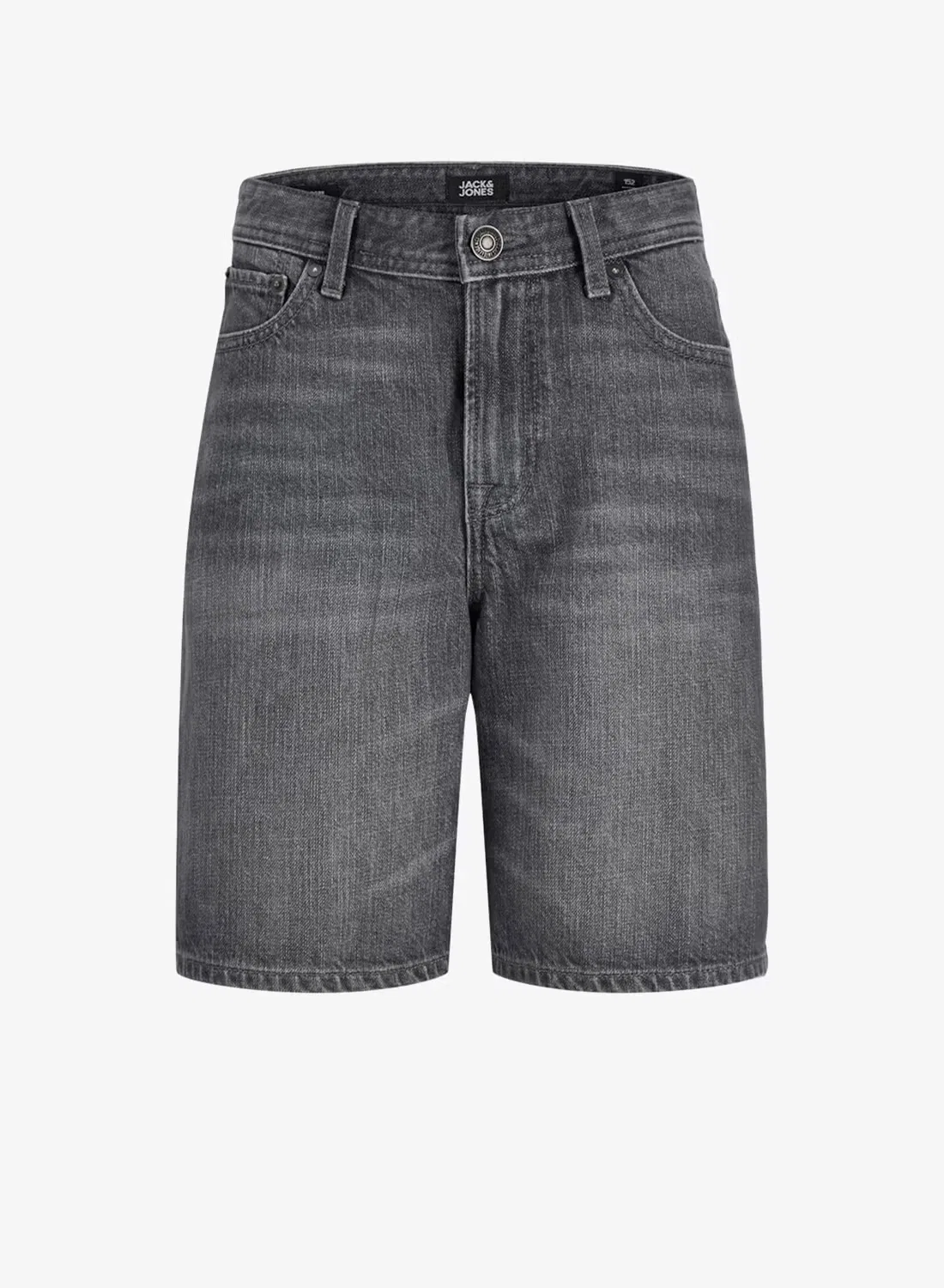 Шорты джинсовые с карманами JJITONY JJORIGINAL Jack & Jones Junior, серый