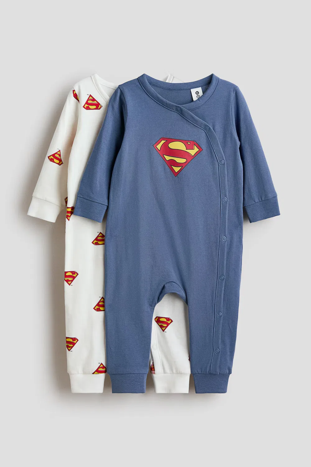 Комплект из 2 хлопковых пижам с принтом H&M, Mattblau/Superman