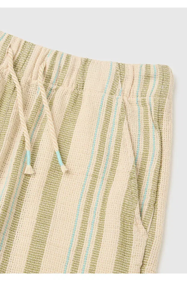 Детские шорты для мальчиков полосатые United Colors Of Benetton, Beige — фото 3