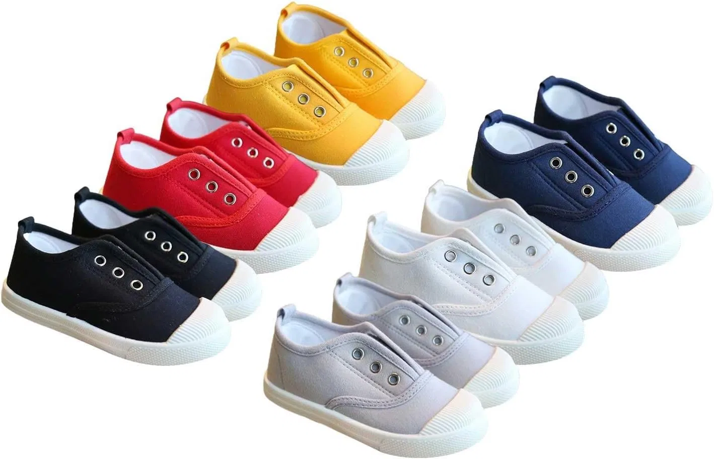 Детские кеды на танкетке с принтом, модель T-Strap Canvas Sneakers, Navy — фото 4