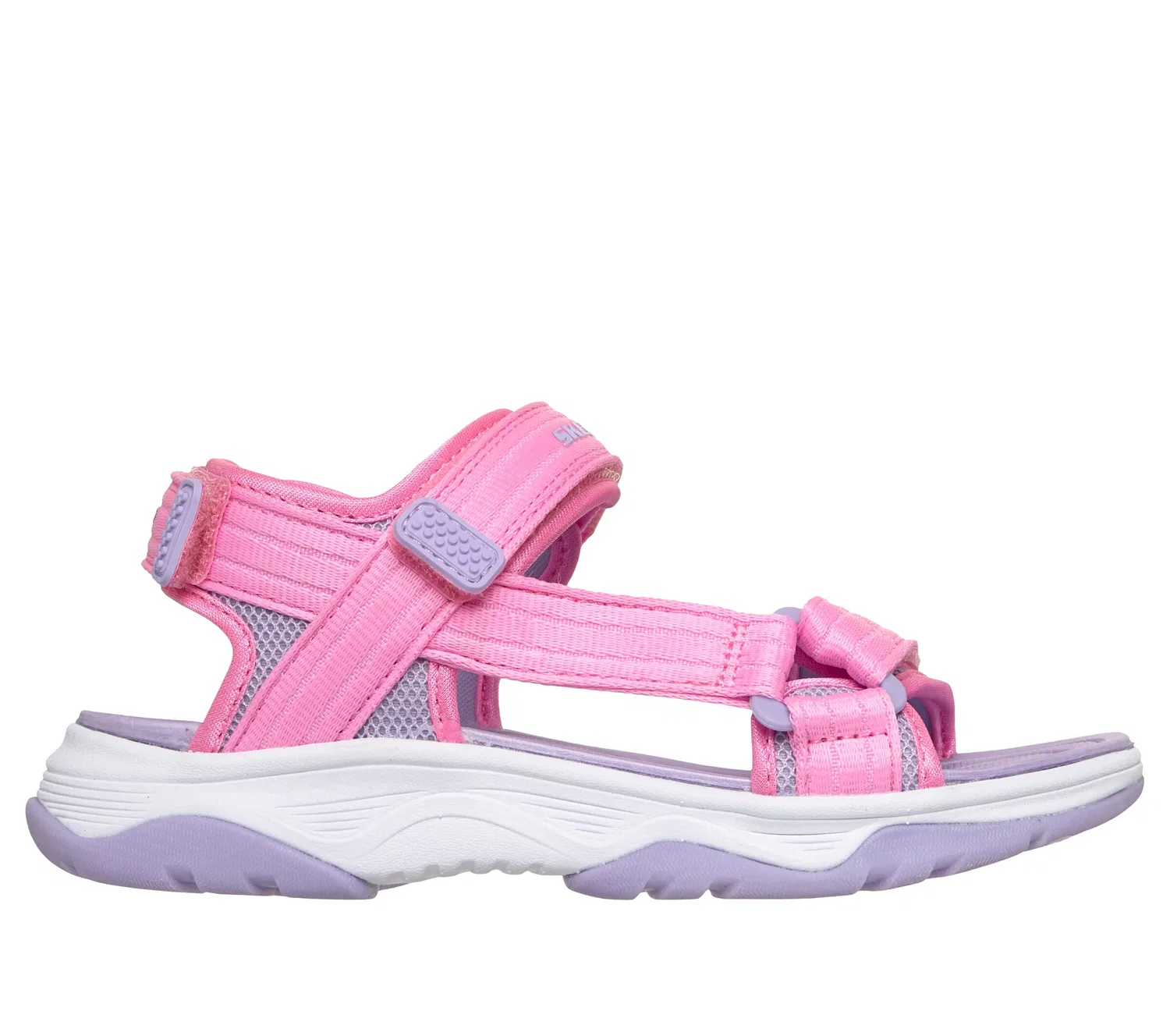 Сандалии Skechers цвета розы — фото 3