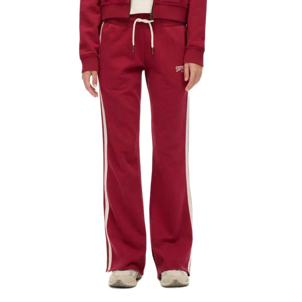 Спортивные брюки Athletic Stripe Flare Superdry, красный
