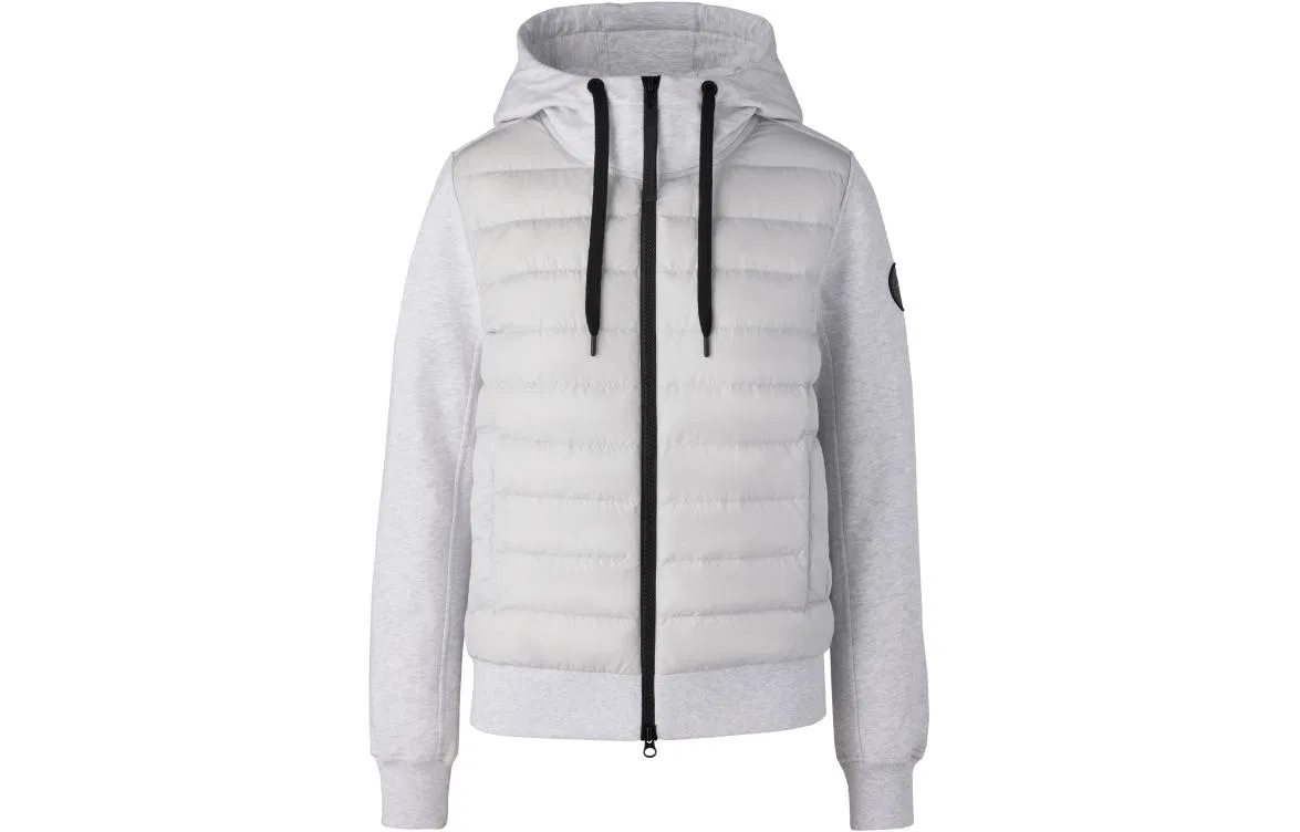 Женское пуховое пальто HyBridge Down с капюшоном Canada Goose, Light Gray