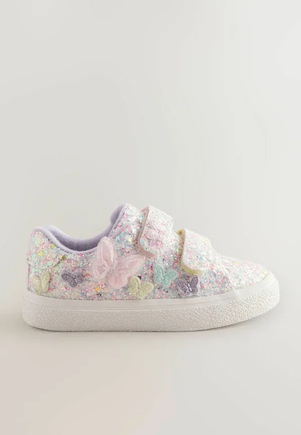 Ботинки на липучке Baby shoes Next multi pastel glitter — фото 4