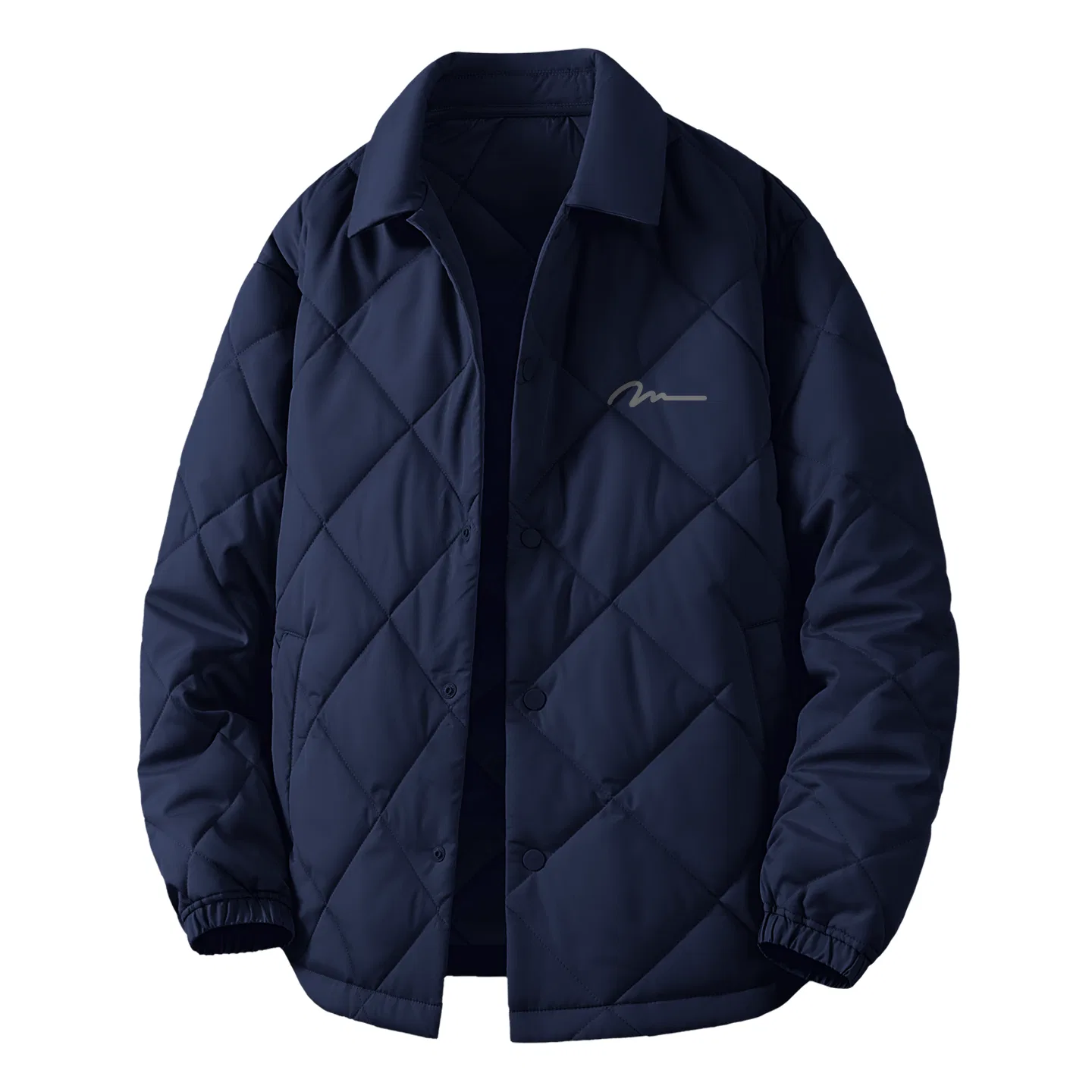 Детская пуховая куртка с принтом MINISO, Navy Blue