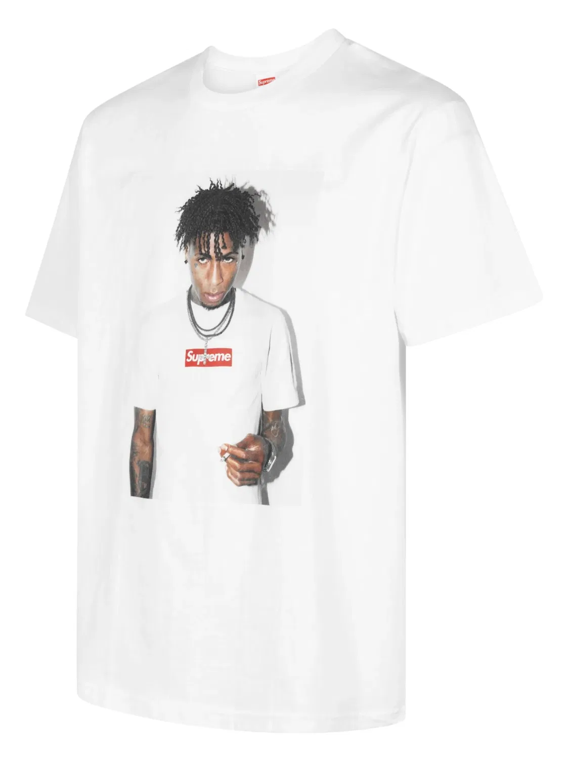 Футболка с фотопринтом Youngboy Supreme, белый — фото 2