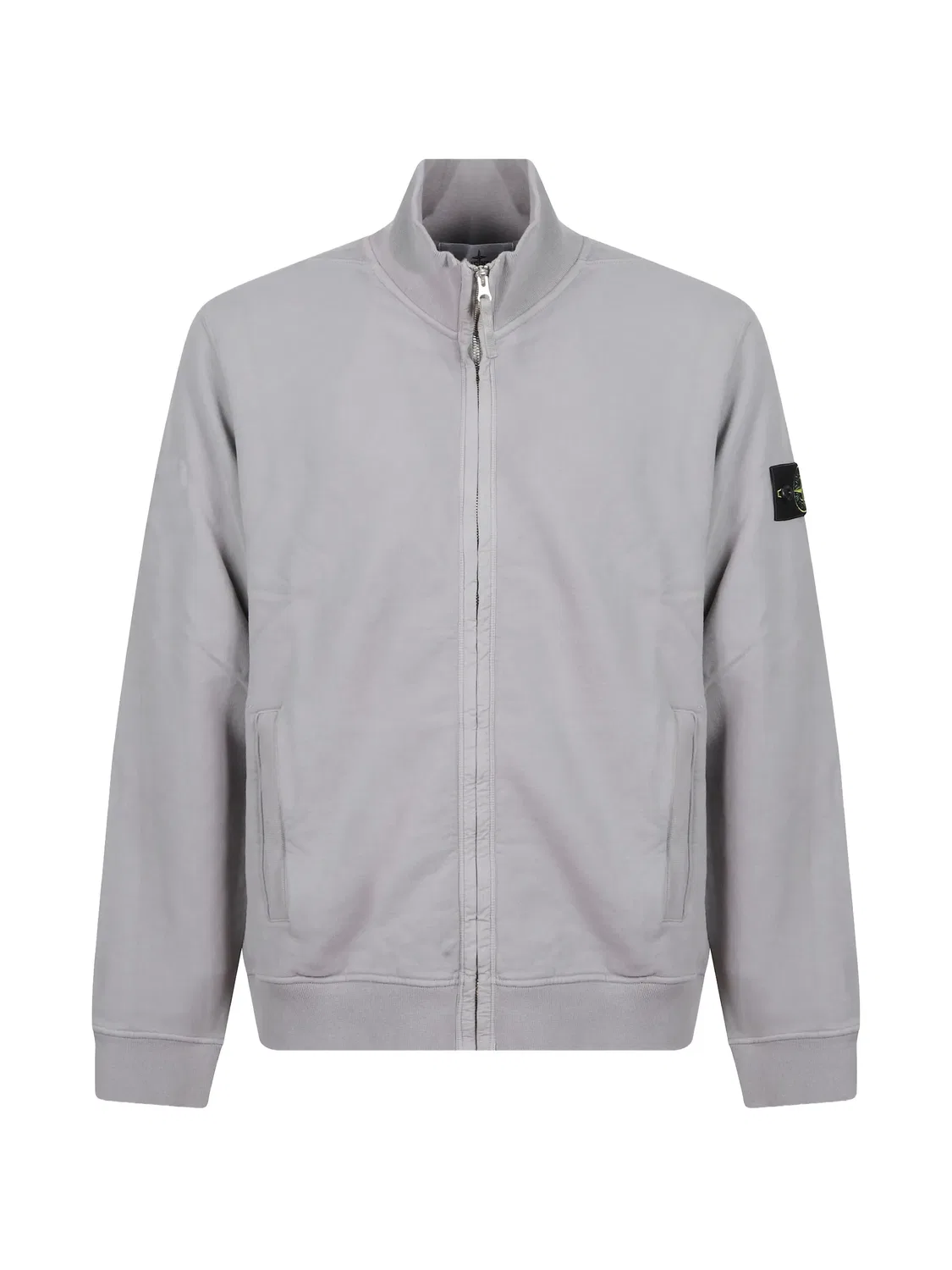 Спортивная куртка 6100066 из органического хлопка Stone Island, серый