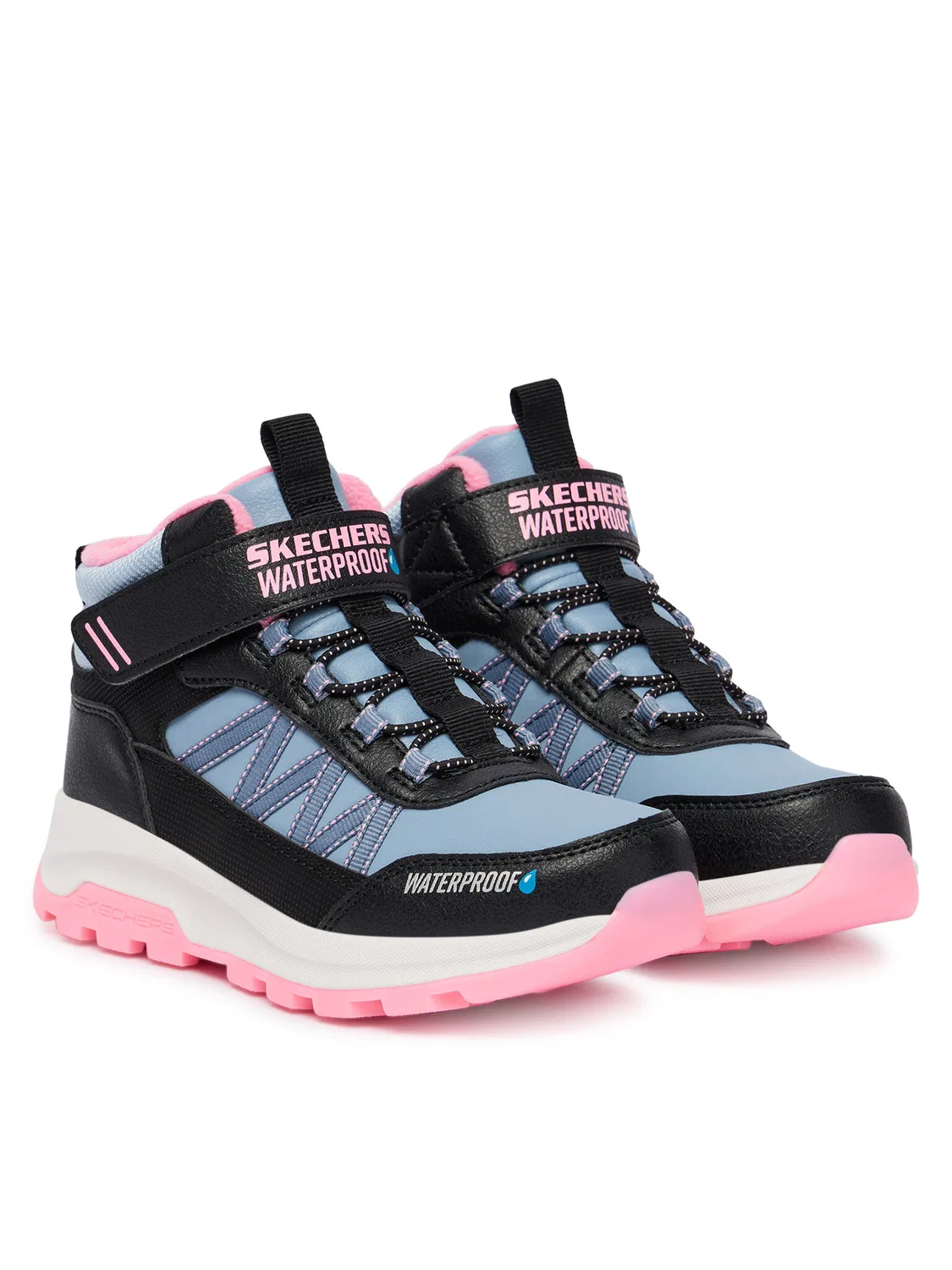 Снегоступы для девочки Storm Blazer BKLP Skechers, черный — фото 2