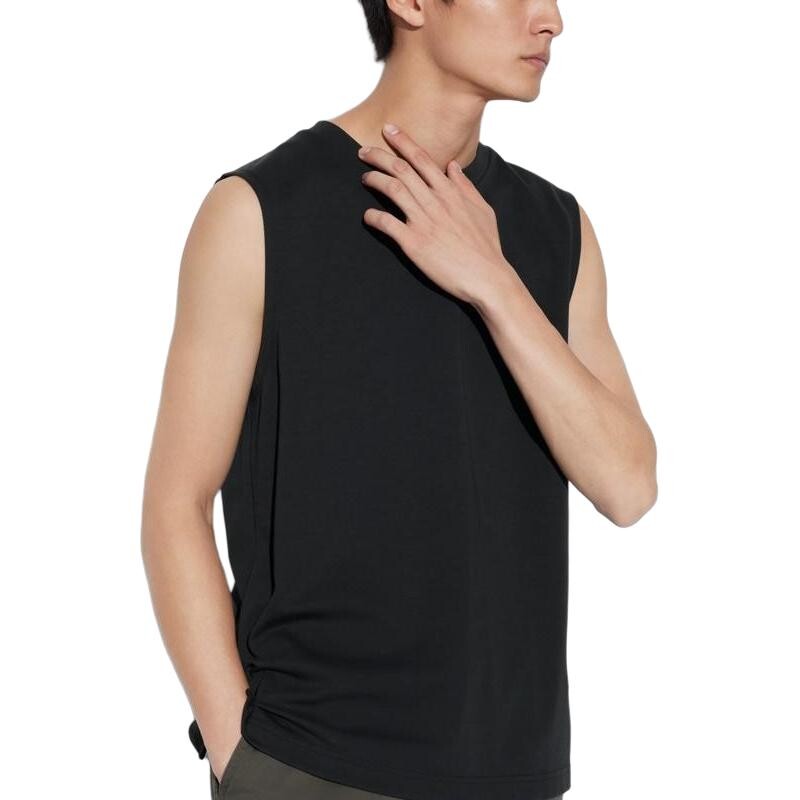 

Футболка унисекс черная Uniqlo, черный