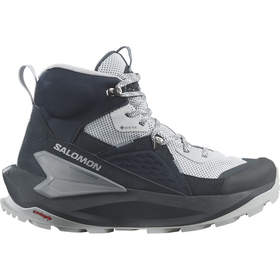 

Ботинки Salomon Elixir Mid Gore-Tex Hiking Salomon, Carbon/Pearl Blue/Flint Stone