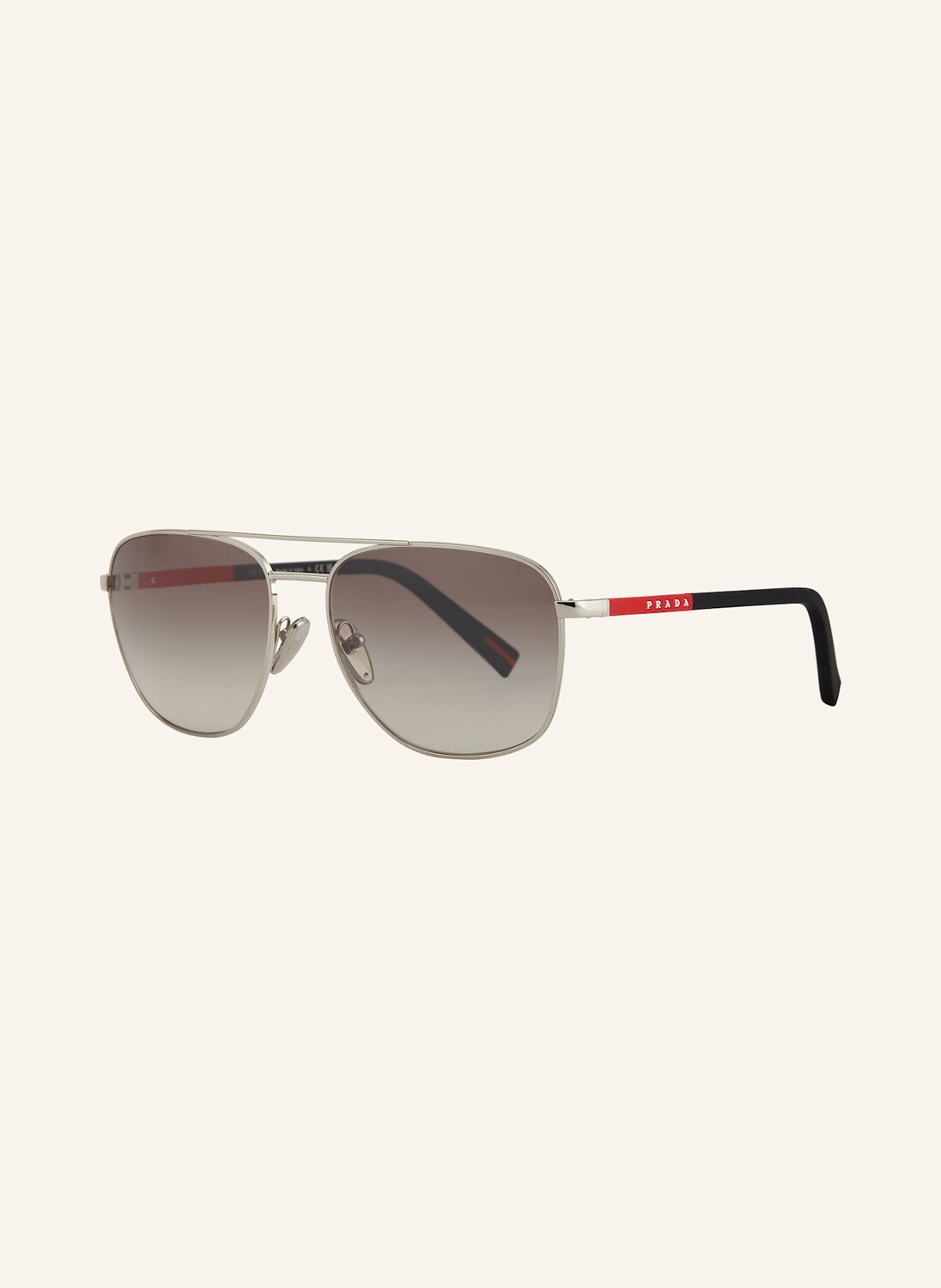 

Солнцезащитные очки ps 54zs Prada Linea Rossa, серебряный