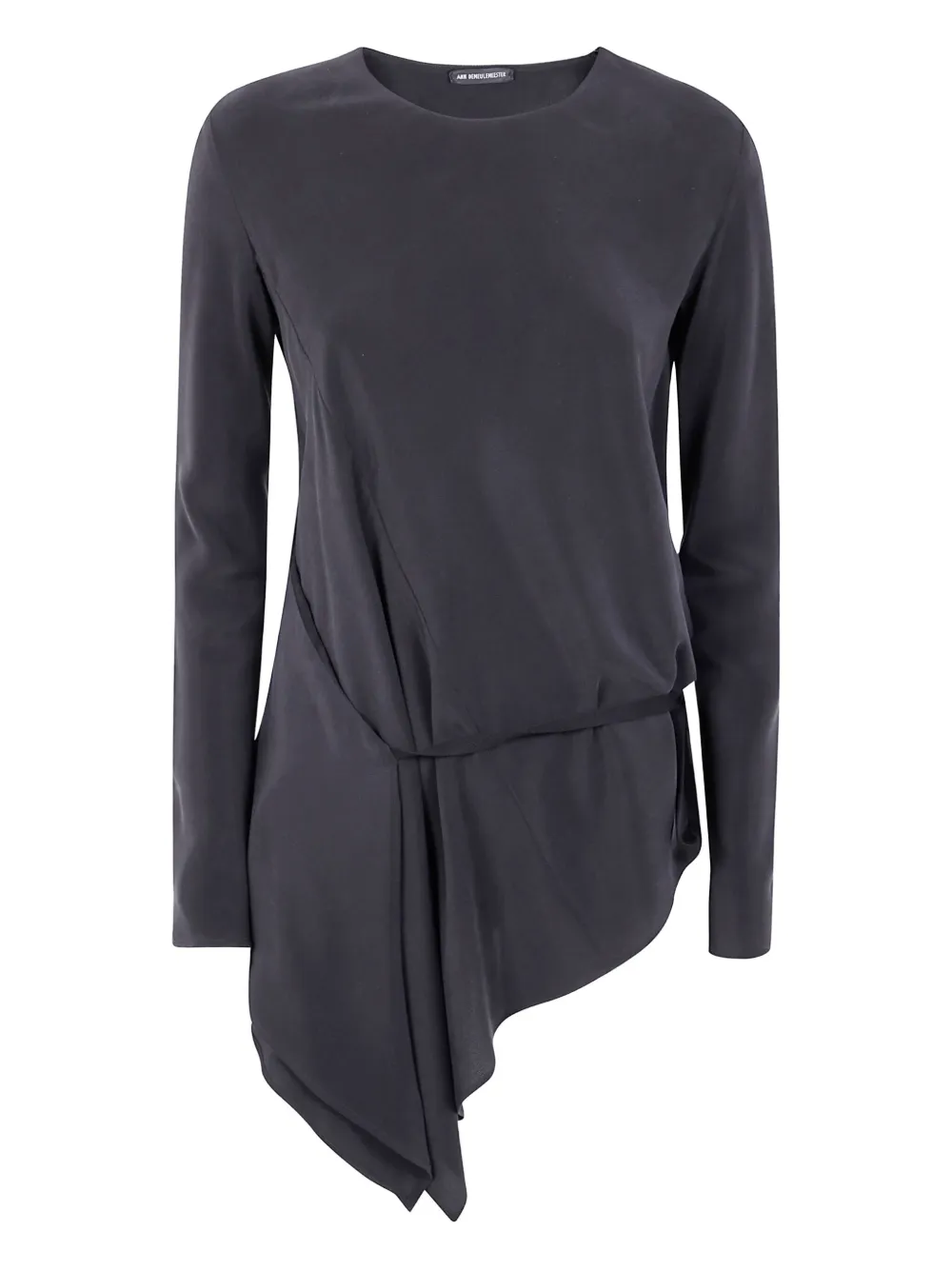 

Топ Deana асимметричного кроя с драпировкой Ann Demeulemeester, черный