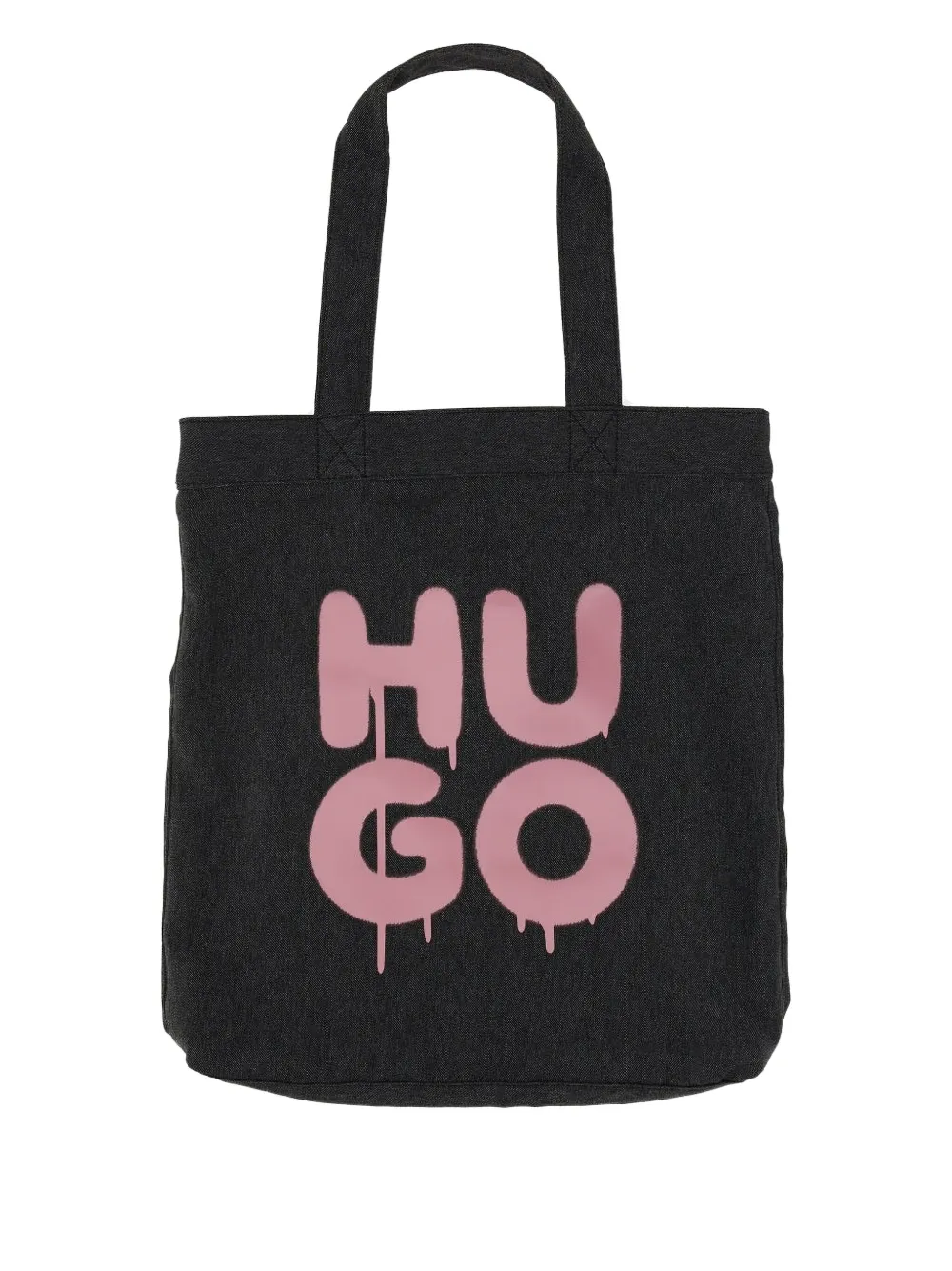 

Сумка-тоут с логотипом Hugo, серый