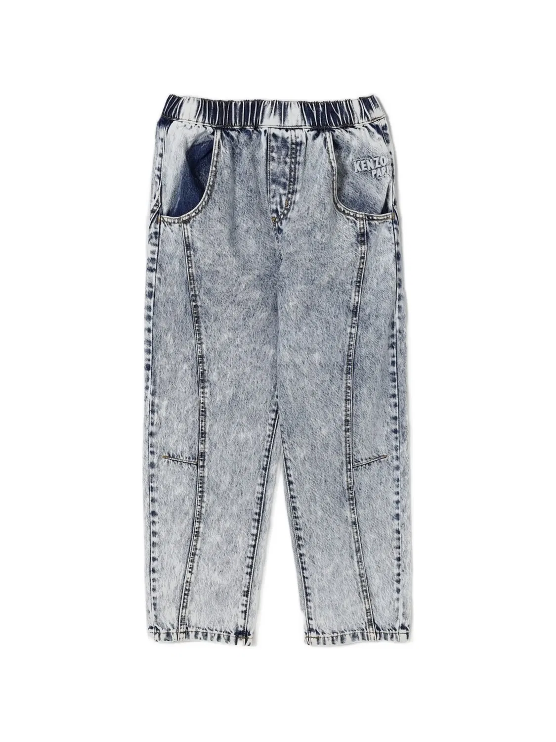 Джинсы с эластичным ременом Kenzo Kids