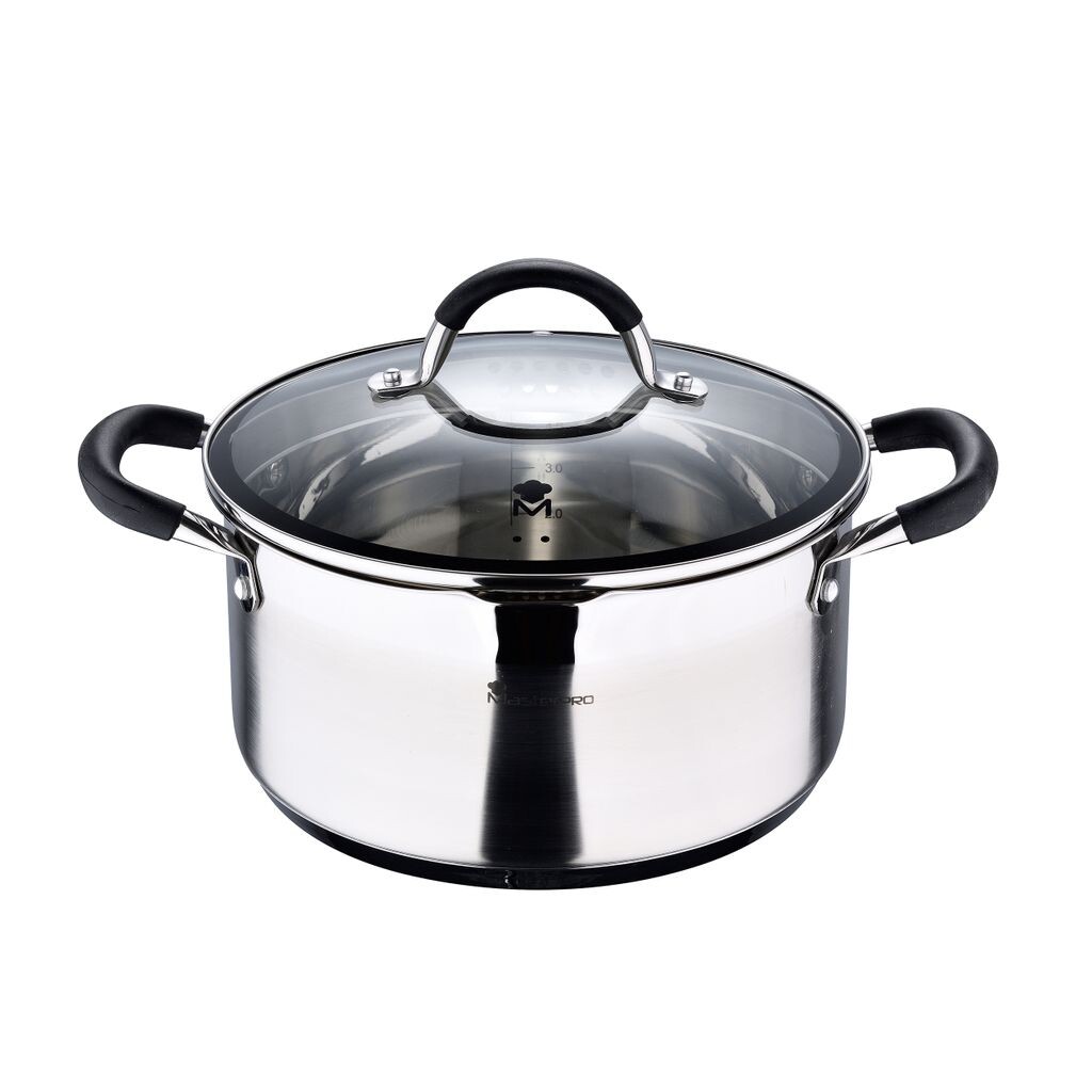 

Кастрюля с крышкой 24 см Bergner