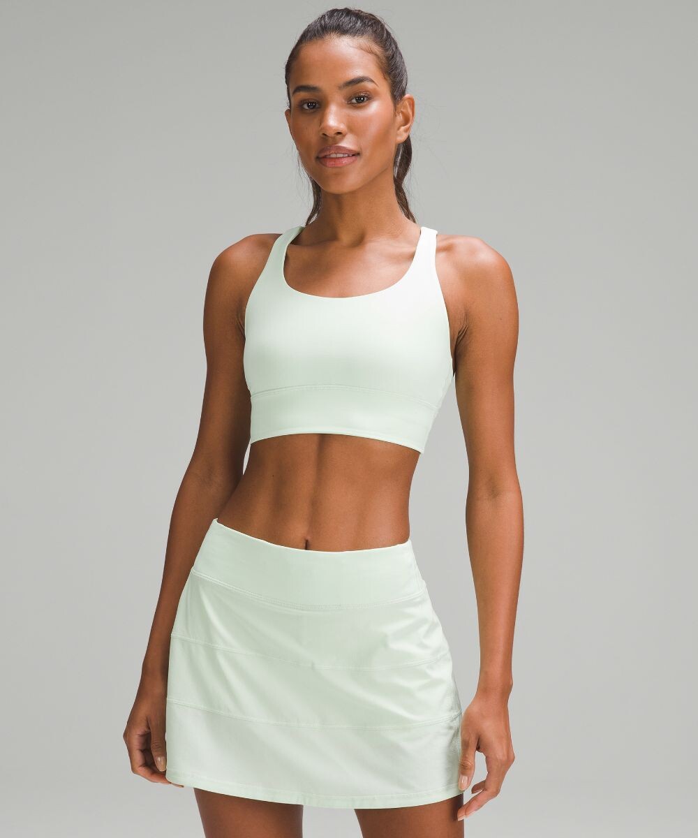 

Удлиненный бюстгальтер Energy Lululemon, зеленый