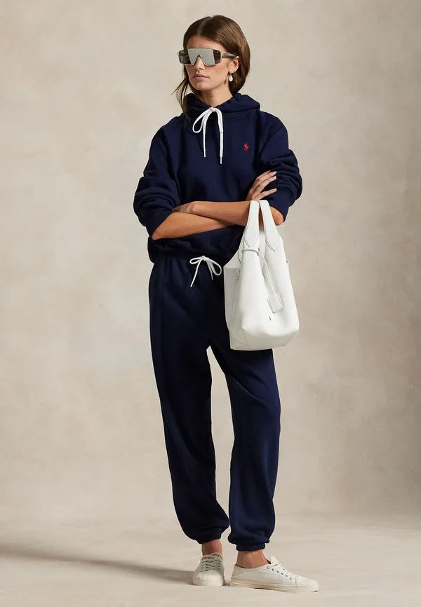 Худи укороченного кроя Polo Ralph Lauren, Cruise Navy — фото 2